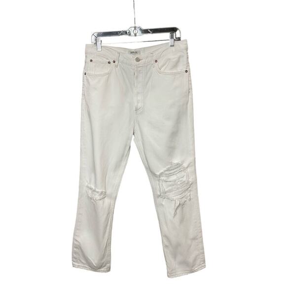 Agolde Riley High Rise Straight Jeans Size 30 - Picture 2 of 10